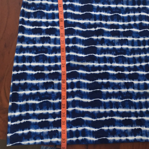 Tory Burch ziggy blue and white tie dye mini dress S - Picture 10 of 12